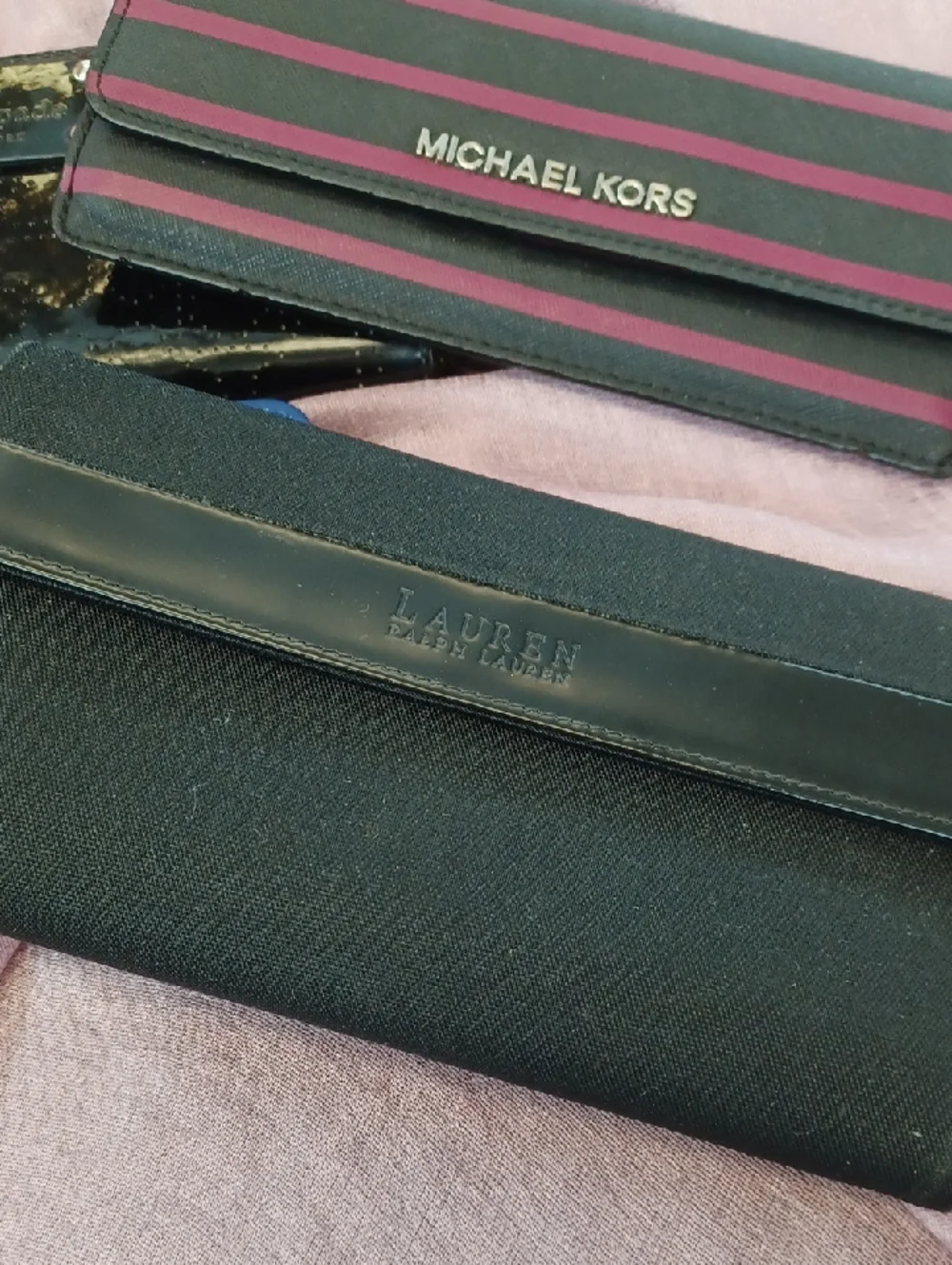 Wallet Lot 4 Pieces Kate Spade Ralph Lauren Michael Kors Badgley Mischka